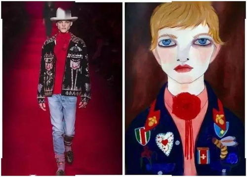 gucci御用插画师作品